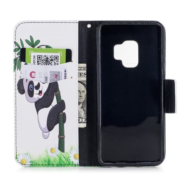 Samsung Galaxy S9 eleganttinen suojakotelo - Panda puussa Multicolor