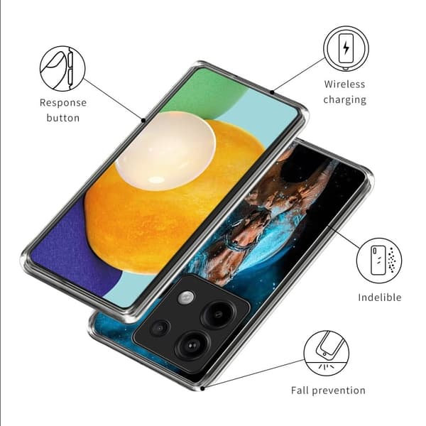 Vibe Xiaomi Redmi Note 13 Pro 5G / Xiaomi Poco X6 deksel - Stil D Blue