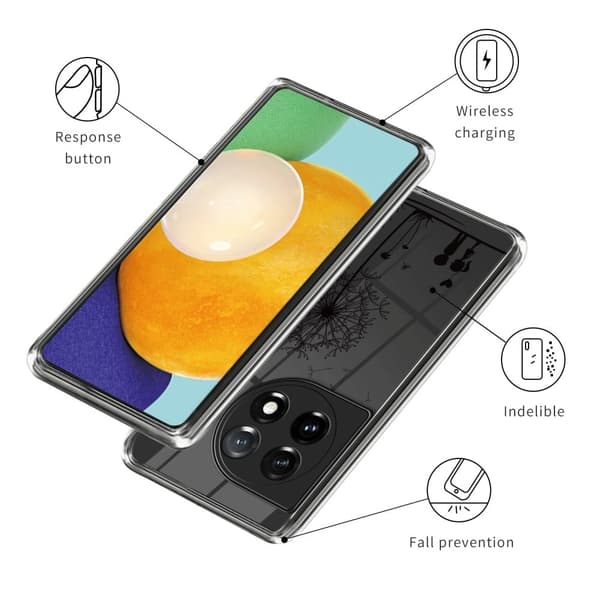 Deco OnePlus Ace 3 / OnePlus 12R skal - Stil M Svart