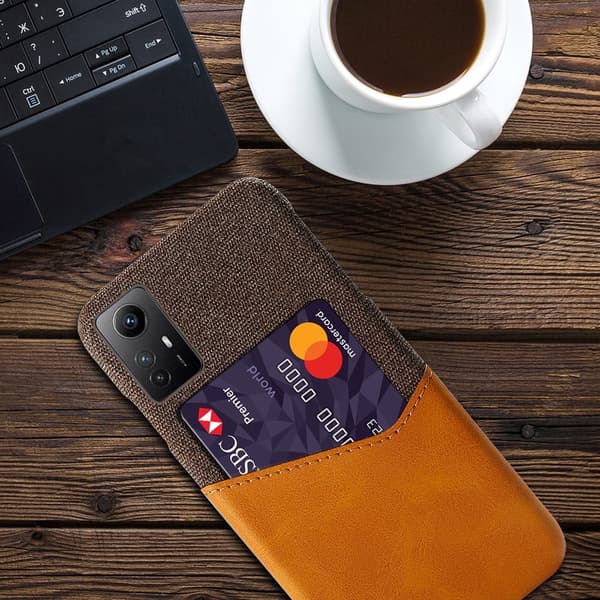 Bofink Xiaomi Redmi Note 12s Card Suojakuori - Oranssi Orange