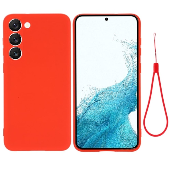 Matte Liquid silikone cover til Samsung Galaxy S23 - Rød Red