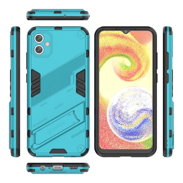 Stöttåligt Samsung Galaxy A04e hybridskal - Blå Blå
