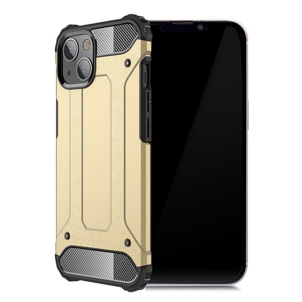Stødsikkert beskyttelses iPhone 13 Mini cover - Guld Gold