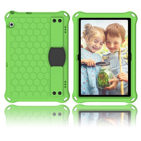 Huawei MediaPad T5 honeycomb skin-etui - Grøn / Sort Green