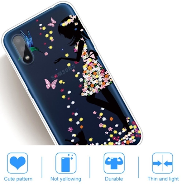 Deco Samsung Galaxy A01 kuoret - Kukkainen Kaunotar Multicolor