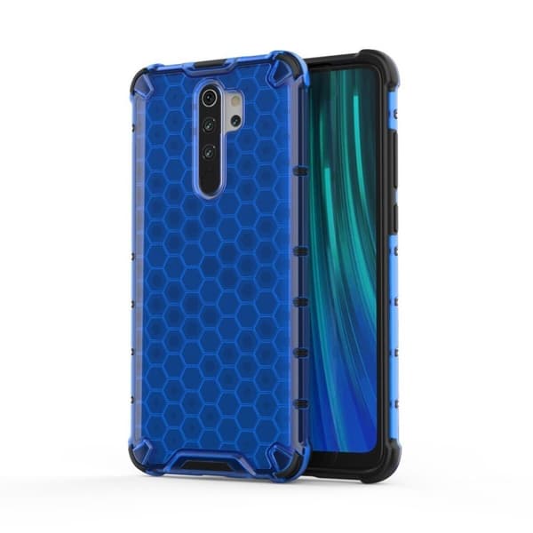 Bofink Honeycomb Xiaomi Redmi Note 8 Pro deksel - Blå Blue