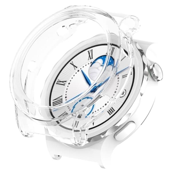 Huawei Watch GT 3 Pro 46mm urholkat skydd - Transparent Vit Vit