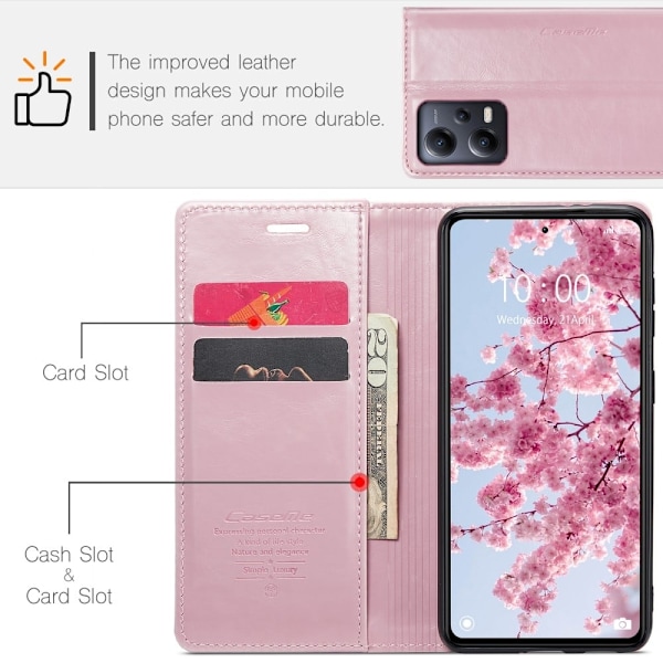 CaseMe Xiaomi Poco X5 Pro / Redmi Note 12 Pro / Note 12 Pro Speed Smooth Etui - Lyserød Pink