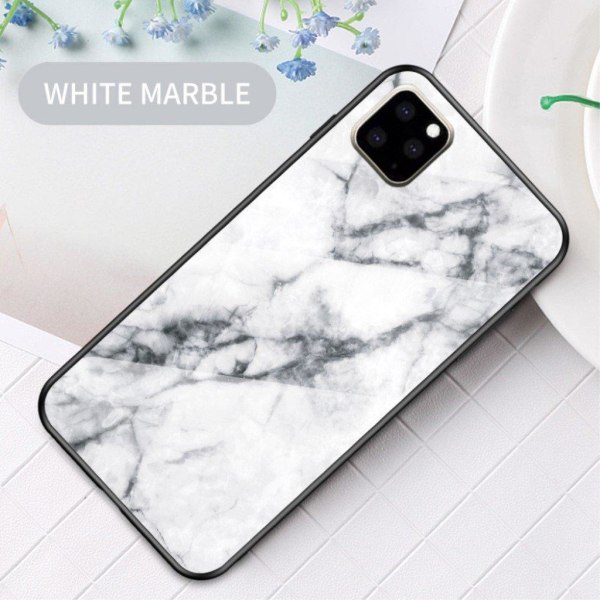 Fantasy Marble iPhone 11 Pro Max kuoret - Valkoinen White