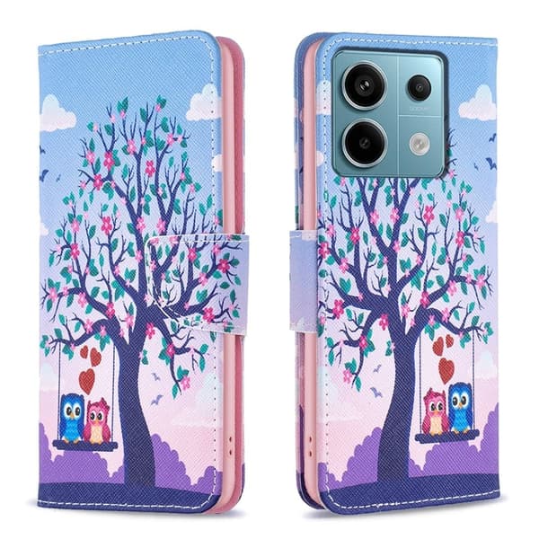 Wonderland Xiaomi Redmi Note 13 Pro 5G  fodral -Två Ugglor Blå