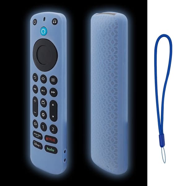 Amazon Alexa Voice Remote Pro silikonisuojus - Valoisa Sininen Blue
