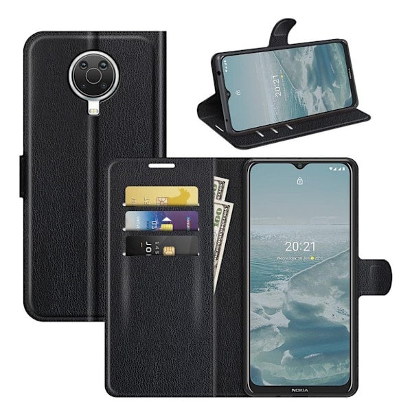 Classic Nokia G20 Flip etui - Sort Black