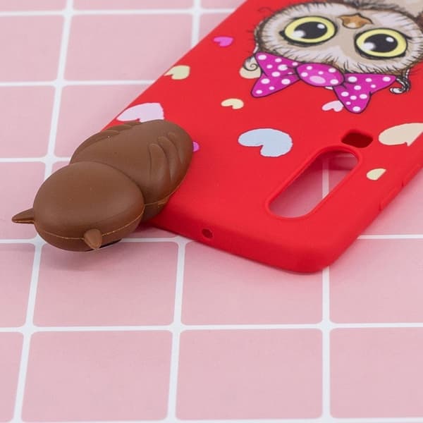 Huawei P30 Søt 3d-Figur Etui Med Mønster - Uglejente Multicolor