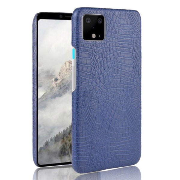 Croco Google Pixel 4 kuoret - Sininen Blue