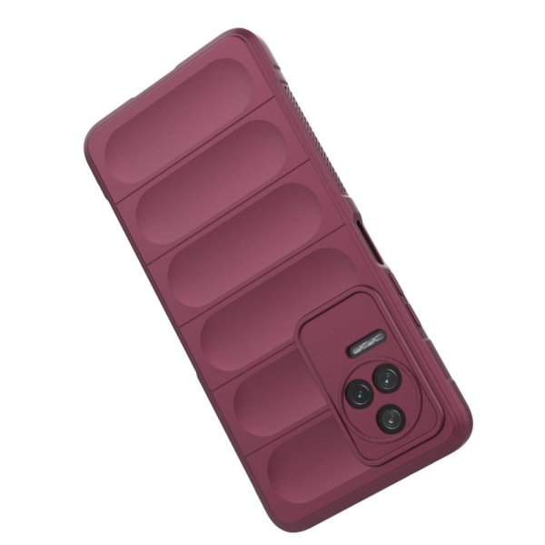 Mjukt greppformat Xiaomi Redmi K50 / Xiaomi Redmi K50 Pro skal - Röd Röd