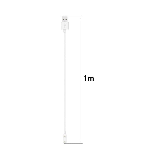 Keep B4 Lite magnetisk USB-laddare för smarta klockor - Vit Vit