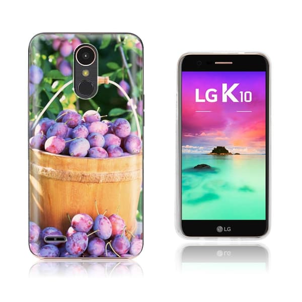 LG K10 2017 Softlyfit Pregede TPU Etui - Prune Purple