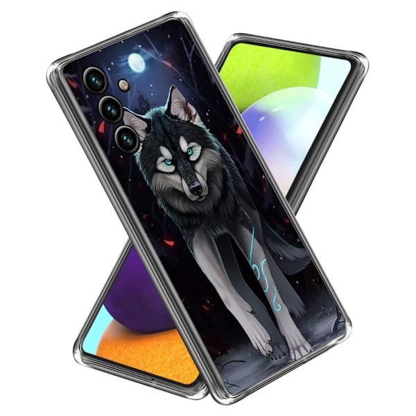 Deco Samsung Galaxy A54 Suojakotelo - Wolf Black