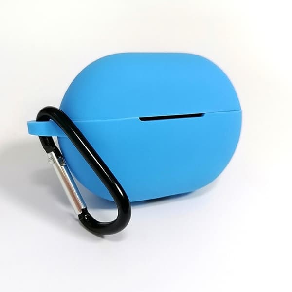 Huawei FreeBuds Pro 2 simpelt silikoneetui med spænde - Himmelblå Blue
