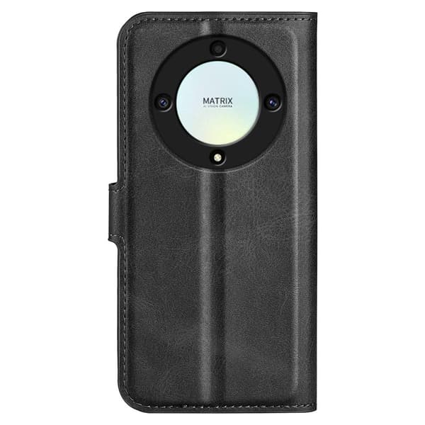Læretui med Lommebok til Honor X9a - Svart Black
