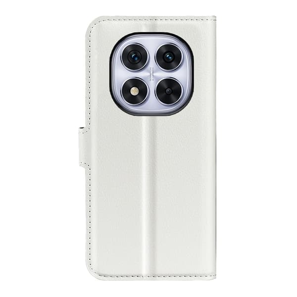 Classic Xiaomi Redmi Note 14 Pro 5G flip kuoret - Valkoinen White