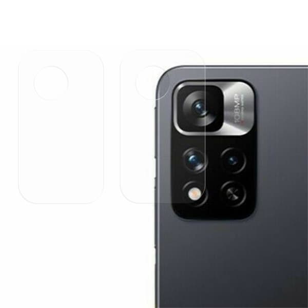 2 stk Xiaomi Redmi Note 11 arc edge skjermbeskytter av herdet glass Transparent