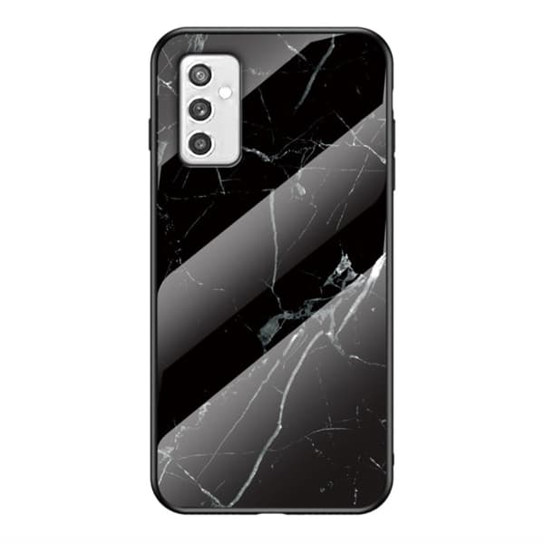 Fantasy Marble Samsung Galaxy M52 5G cover - Sort Marmor Black