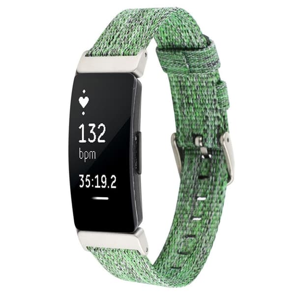 Fitbit Inspire / Inspire HR klockarmband i nylon - Grön Grön