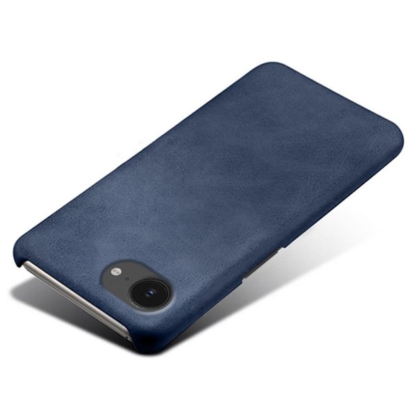 16e Case Calf Texture Veganläder Hårt PC-skyddande mobilskal - Blå Blå