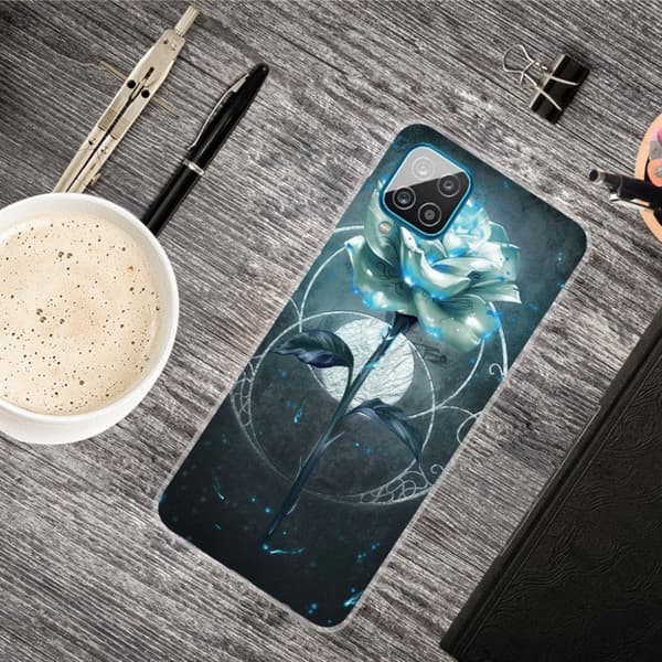 Deco Samsung Galaxy A12 5G Etui - Nydelig Blomst Multicolor
