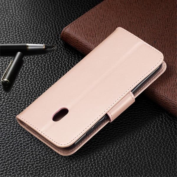 Butterfly Nokia C1 Plus skinnveske - Rose Gull Pink