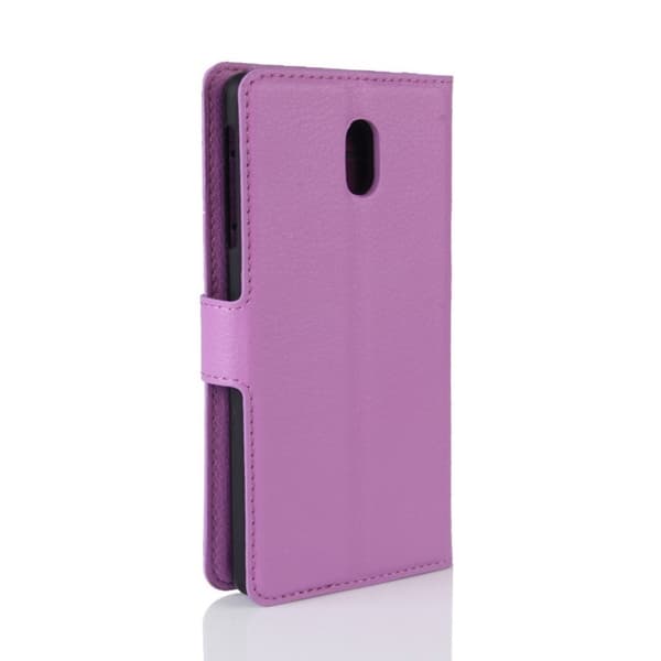 Nokia 3 moderni nahkakotelo - Violetti Purple