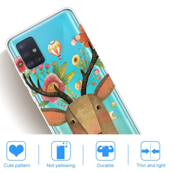 Deco Samsung Galaxy A51 deksel - Elk Brown