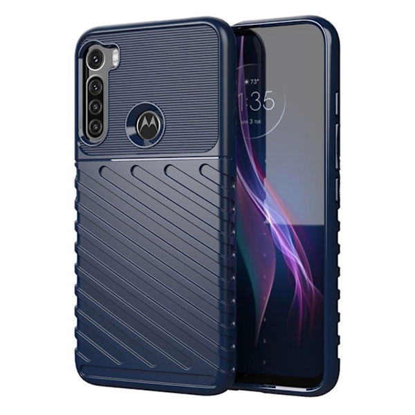 Thunder Motorola One Fusion Plus Etui - Blå Blue
