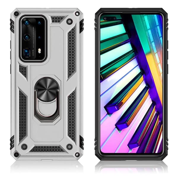 Bofink Combat Huawei P40 kuoret - Hopea Silver grey