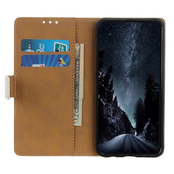 Samsung Galaxy A40 kuviollinen nahkakotelo - Leppäkerttu Multicolor