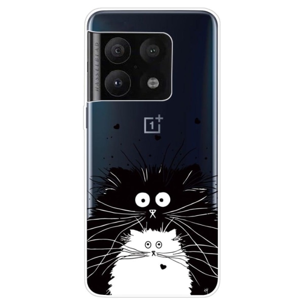 Deco OnePlus 10 Pro skal - Två Katter Svart