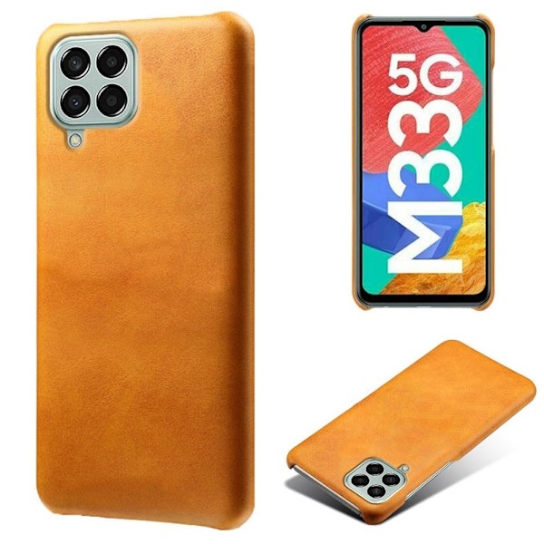 Croco Samsung Galaxy M33 5G kotelot - Oranssi Orange