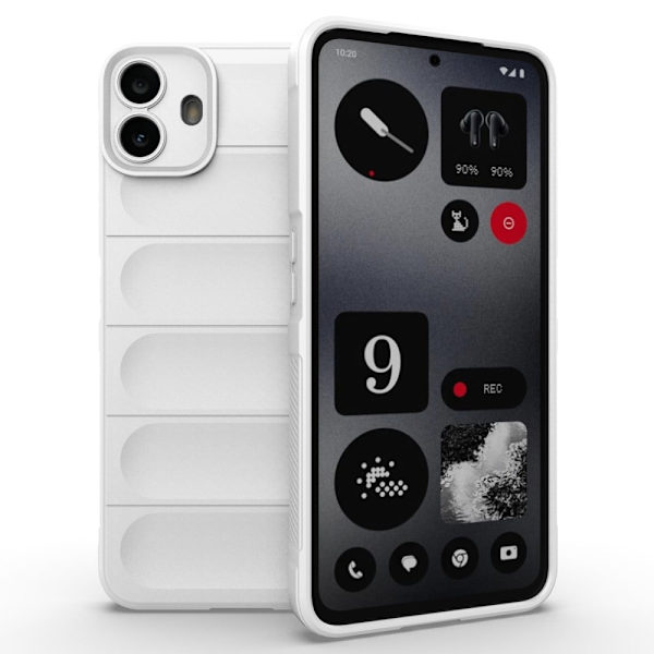 Blødt grebsformet Nothing CMF Phone 1 cover - Hvid White