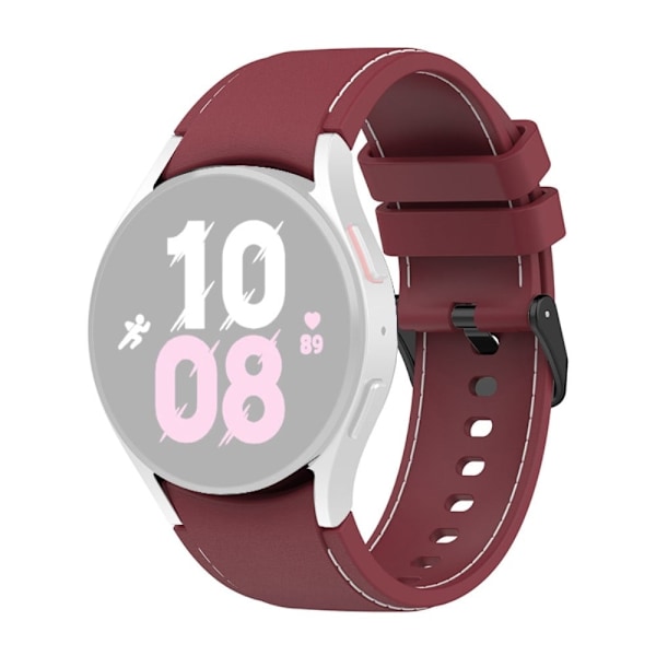 Samsung Galaxy Watch 5 / 4 / 3 (41mm) silikone urrem - Rødvin / Rødvin Red