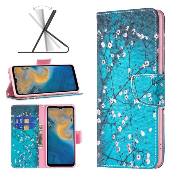 Wonderland ZTE Blade A51 flip-etui - Vintersøt Blue