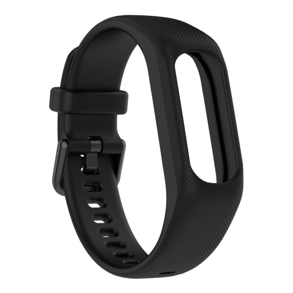 Garmin Vivosmart 5 teksturoitu silikonikellon hihna - Musta Black