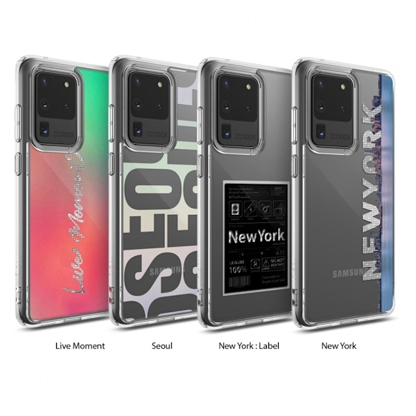 Ringke FUSION DESIGN - Samsung Galaxy S20 Ultra - Elävä Hetki Multicolor