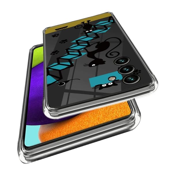 Deco Samsung Galaxy A25 deksel - Drømmefanger Blue