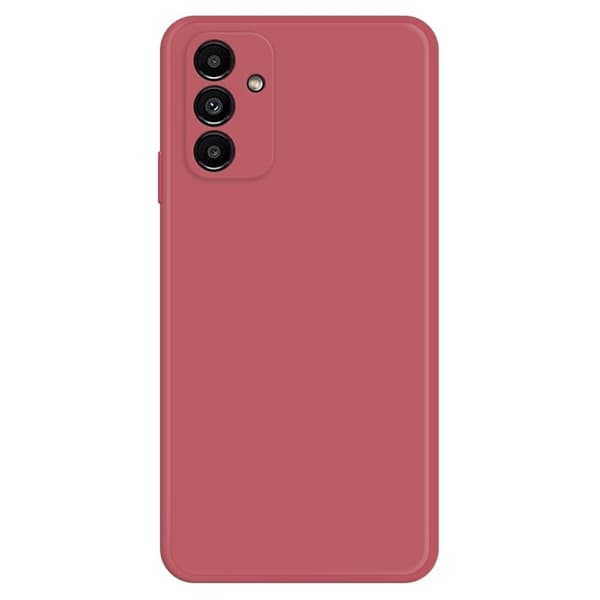 Avfasat gummerat droppskydd för Samsung Galaxy A13 5G - Röd Röd
