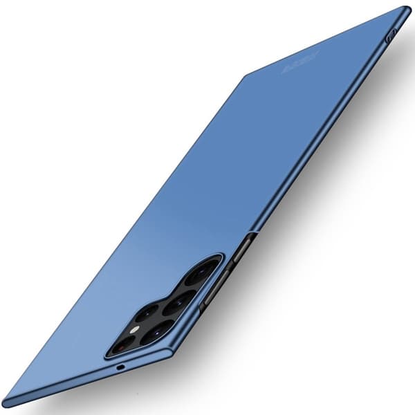 MOFI Samsung Galaxy S25 Ultra slim shield kotelot - Sininen Blue