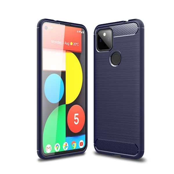 Carbon Flex Google Pixel 5a kotelot - Sininen Blue