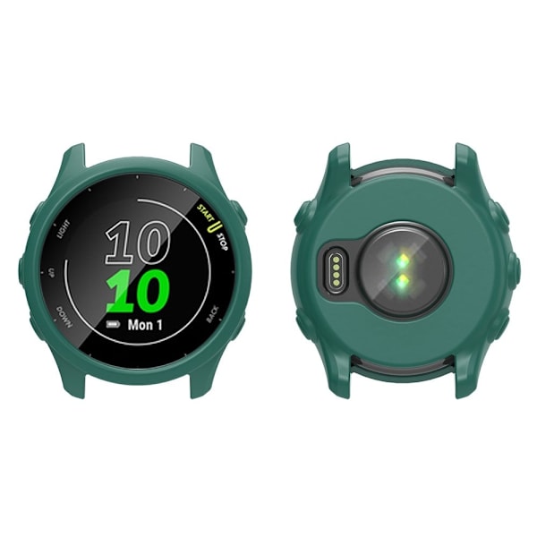 Garmin Forerunner 255 Klockfodral Falltåligt klockfodral i silikon - Grön Grön