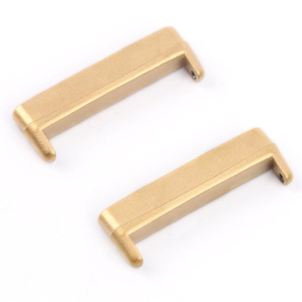 1 Pair Fitbit Sense 2 / Versa 4 watch strap connector - Gold Guld