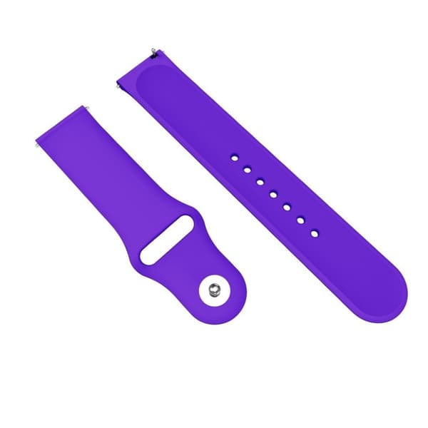 Huawei Watch GT / Magic elegant silikoneurrem - Mørklilla Purple